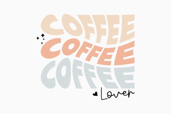 Coffee Lover Retro Quote SVG for Graphics and Crafts