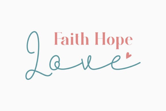 Faith Hope Love SVG: Graphics & Crafts Asset Review