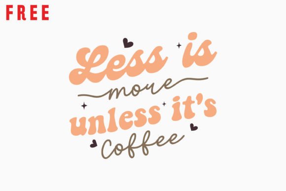 Free Retro Coffee SVG Design for Graphics and Crafts