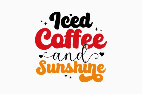 Iced Coffee and Sunshine Retro Coffee Design Review