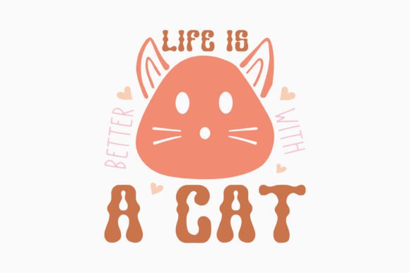 Retro Cat Quote SVG: Graphics & Crafts Asset Review