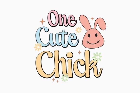 Retro Easter Chick SVG Design for Graphics and Crafts