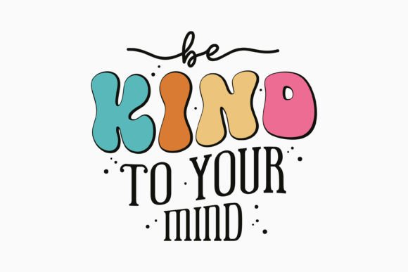 Retro Mental Health SVG: Graphics for Crafts