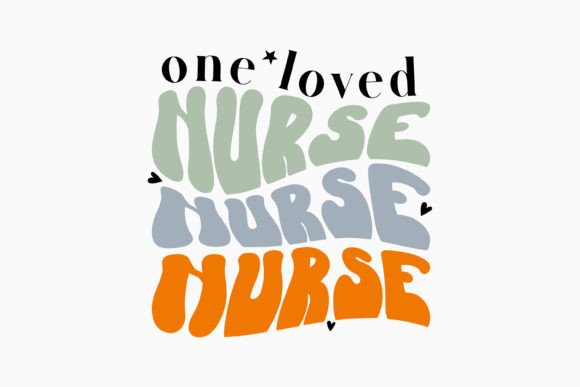Retro Nurse Quote Graphics for Editorial Crafts
