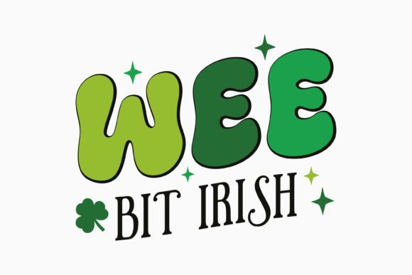 Retro St. Patricks Day SVG Wee Bit Irish Review