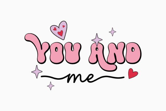 Retro Valentines Day Quote SVG Design for Crafts & Graphics